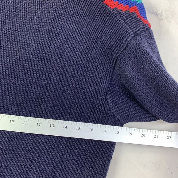 Vintage 90s Grandma Sweater Cardigan Women's sz S Small Knit Retro Cottagecore - Picture 2 of 16